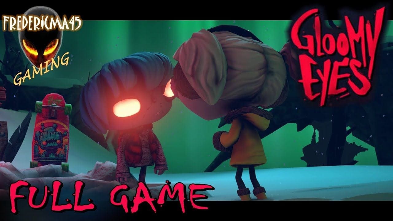 Gloomy Eyes FULL GAME Walkthrough / All Mementos & All Gravekeeper locations (Dark puzzle game)