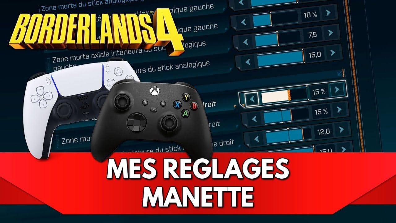 Borderlands 4 Tuto FR : mes Réglages Manette ✔️