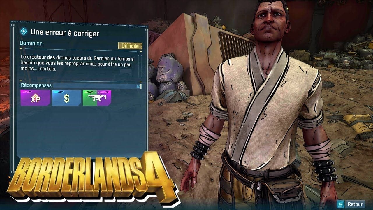 BORDERLANDS 4 - Une Erreur à Corriger / Mission Secondaire Quartier de Carcadia