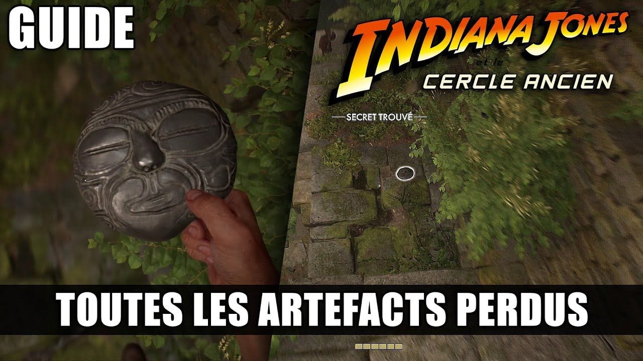 Indiana Jones et le Cercle Ancien : Tous les ARTEFACTS PERDUS (Guide 100%) Rapatriement