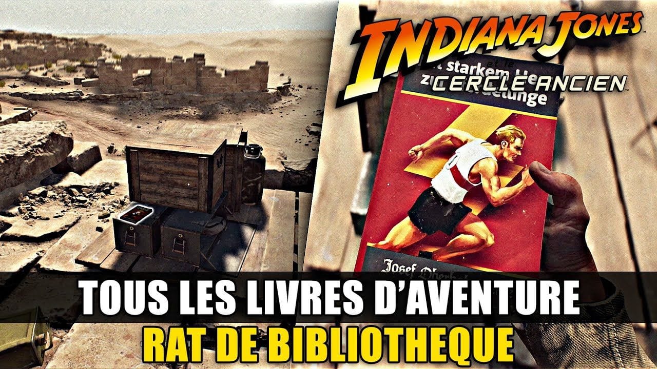 Indiana Jones et le Cercle Ancien : Tous les LIVRES D'AVENTURE (Guide 100%) Rat de Bibliothèque
