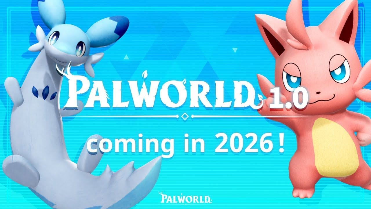 Palworld : La version 1.0 du jeu est maintenant prévue pour sortir en 2026