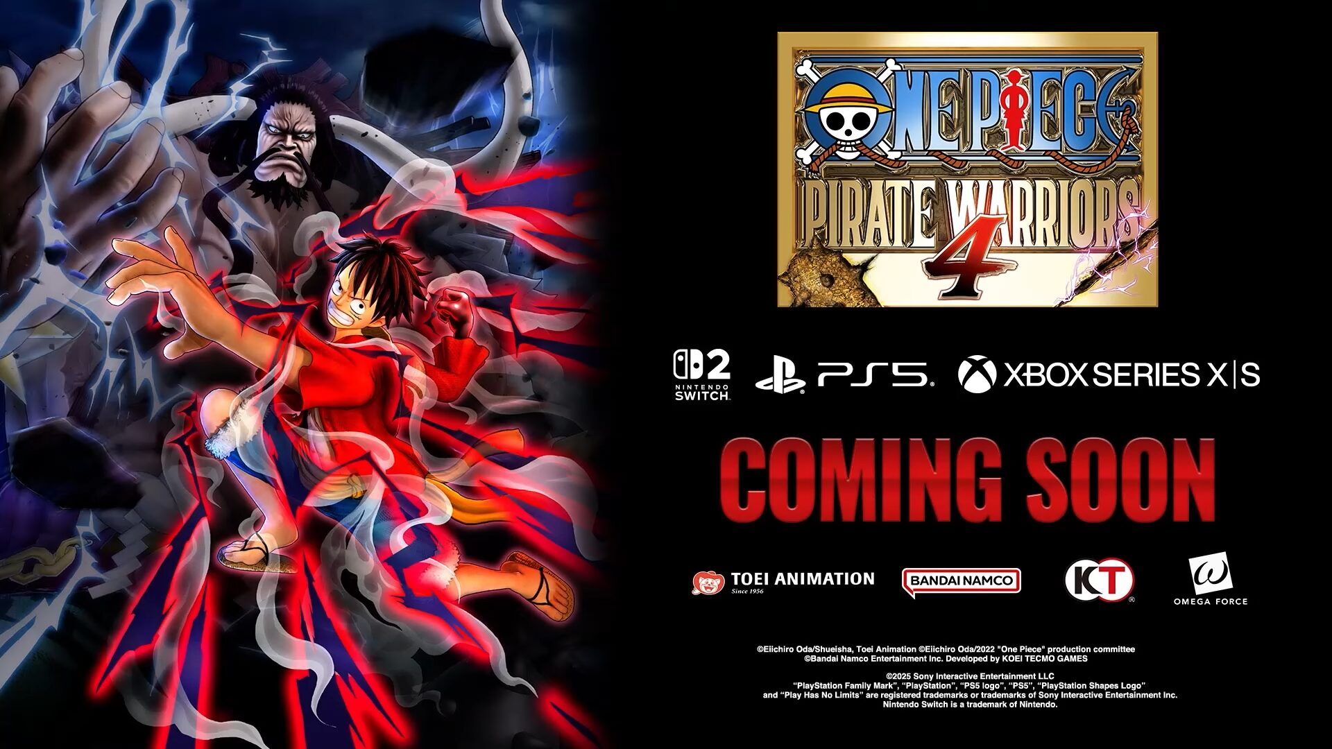 One Piece : Pirate Warriors 4 sortira sur PS5, Xbox Series et Switch 2 cet automne ! | Otakugame.fr