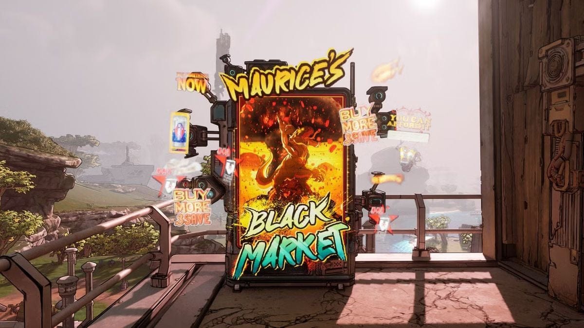 Distributeur Ultime Borderlands 4 : Comment fonctionne le Marché Noir de Maurice, le vendeur de légendaires