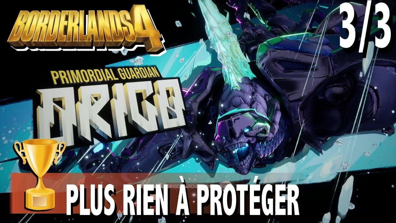 ARCHE Primordiale MONTS TERMINUS & Gardien Primordial ORIGO Boss Fight - BORDERLANDS 4