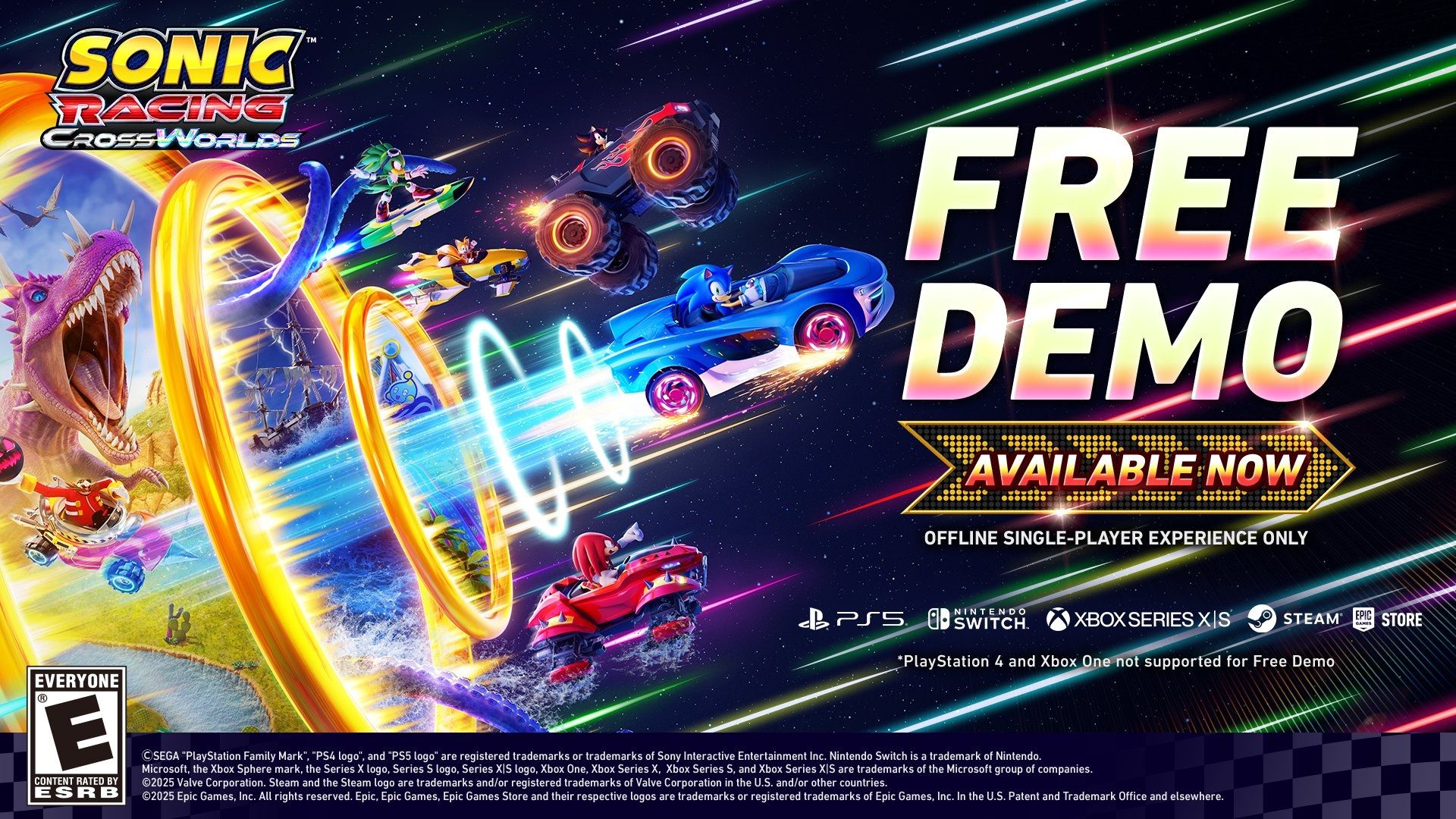 La démo de Sonic Racing: CrossWorlds est disponible - IG News