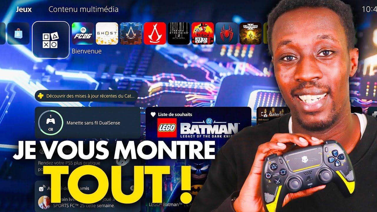 Je vous montre la GROSSE mise à jour de la DUALSENSE sur PS5 ⚠️ Mise à jour PS5
