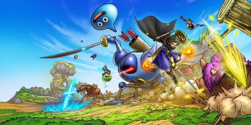 Le jeu mobile Dragon Quest Smash/Grow est un roguelite en vue du dessus