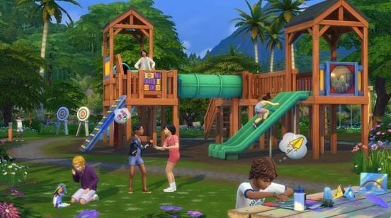 GEEKNPLAY - Les Sims 4 - Une mise à jour gratuite ajoute le Terrain de Jeu et de nouvelles fonctionnalités