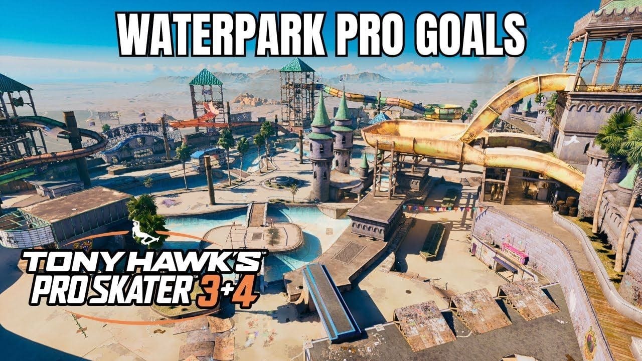 Tony Hawk's Pro Skater 3+4: Waterpark Walkthrough - All Pro Goals