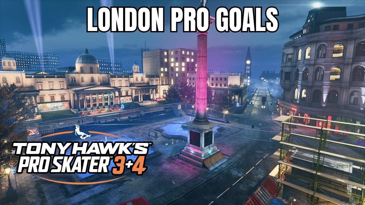 Tony Hawk's Pro Skater 3+4: London Walkthrough - All Pro Goals