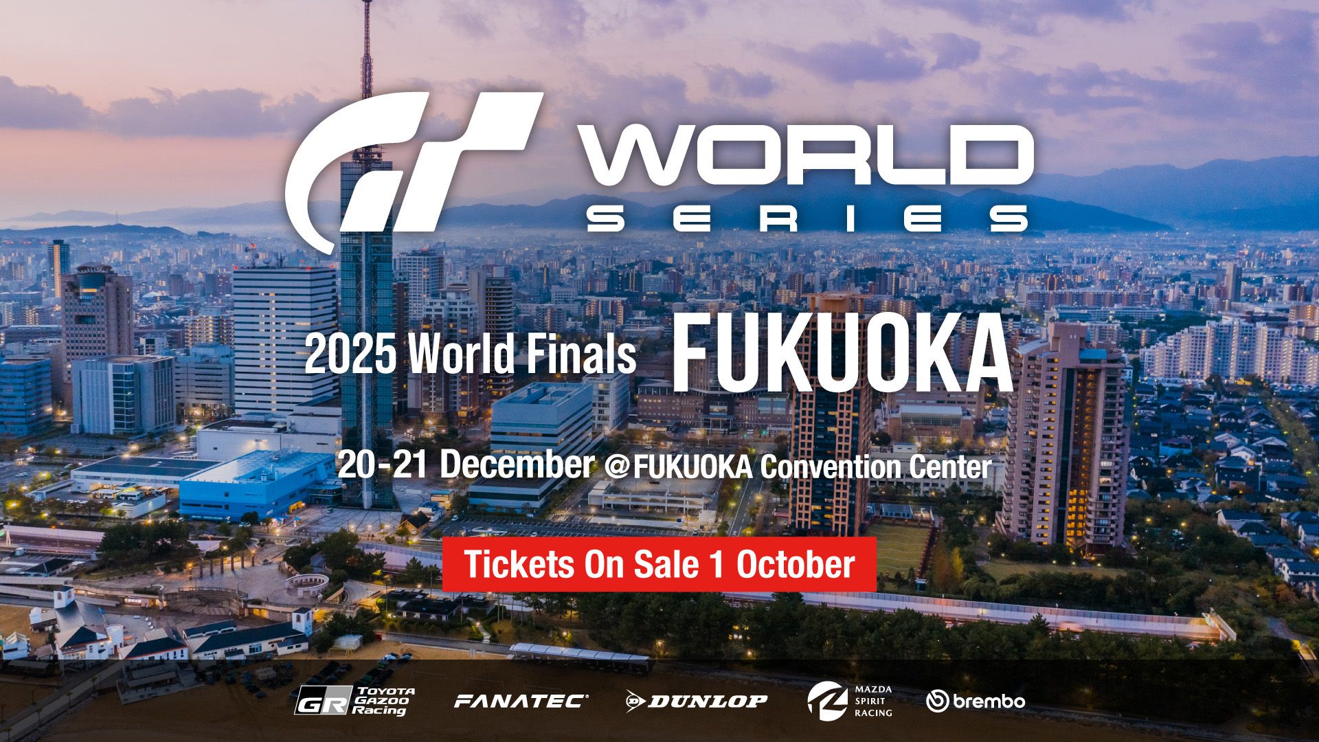 Mise en vente des billets pour les finales mondiales à Fukuoka le 1er octobre, avec bonus de prévente disponible ! - World Series - gran-turismo.com