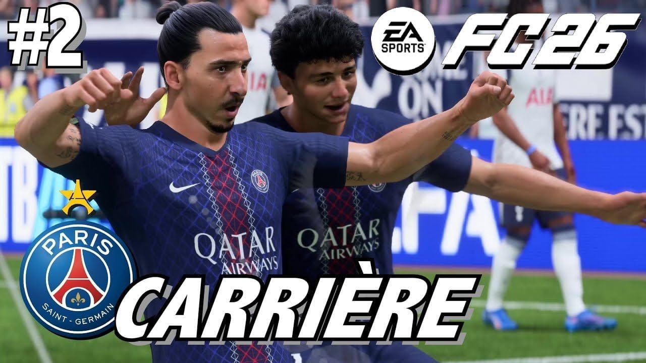EA SPORT FC 26 MODE CARRIÈRE: UEFA SUPER CUP & Début Ligue 1 avec ZLATAN PSG PARIS SAINT-GERMAIN #2