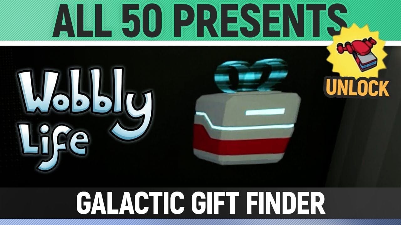 Wobbly Life - All 50 Presents in Space 🏆 Galactic Gift Finder & Wizard Ship