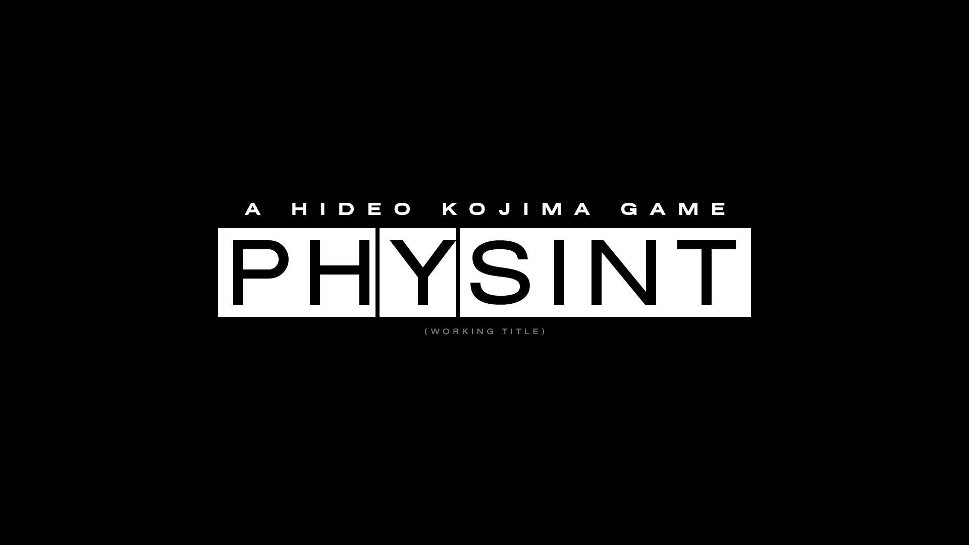 Physint : Kojima lève le voile sur son prochain jeu d'action-espionnage - IG News