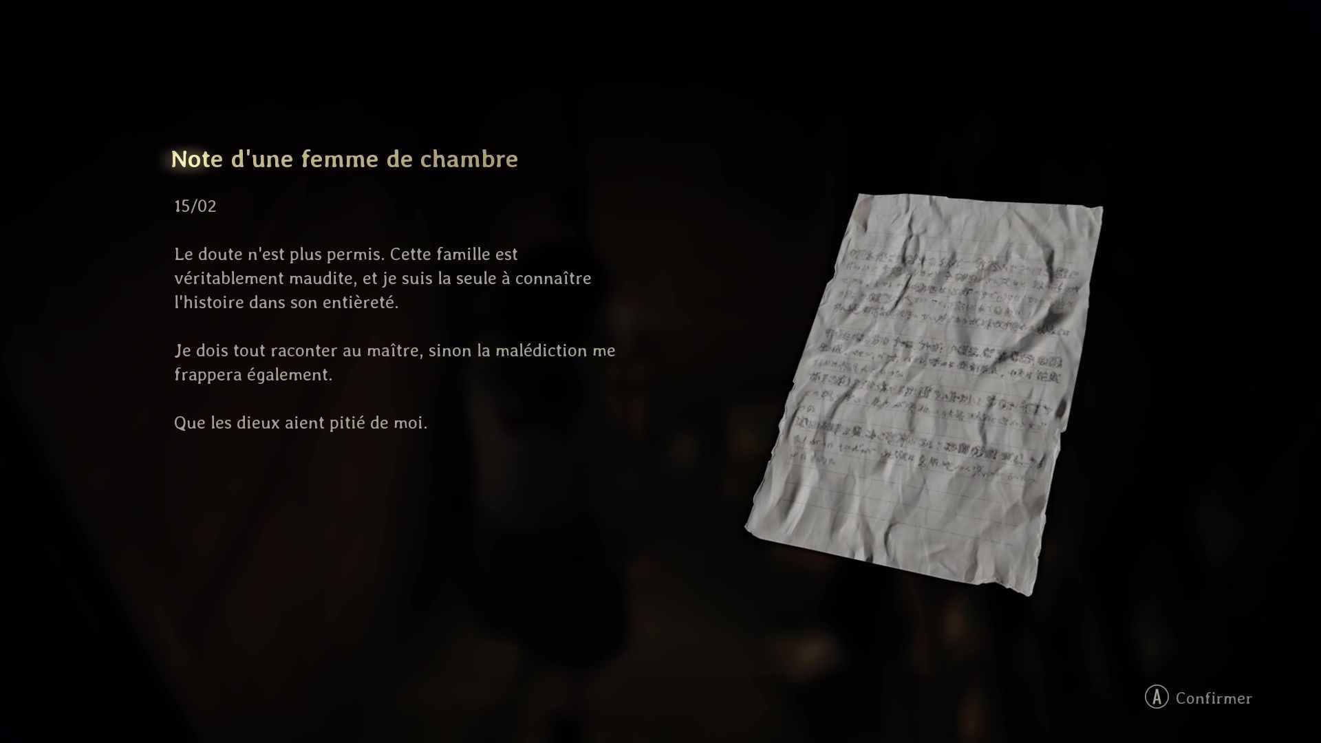 Où trouver les documents (La vérité sur la famille Tsuneki) | Guide trophée Silent Hill f