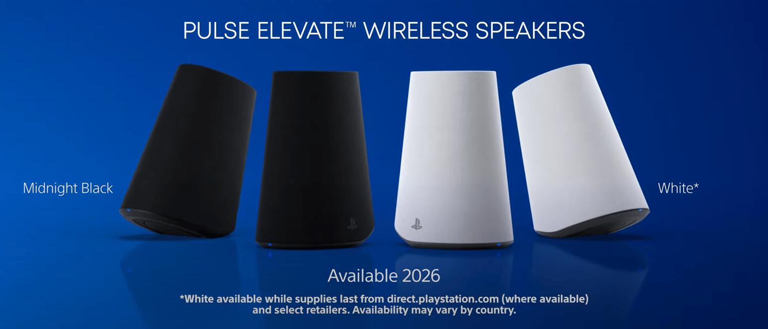 Sony dévoile les enceintes de jeu sans fil Pulse Elevate