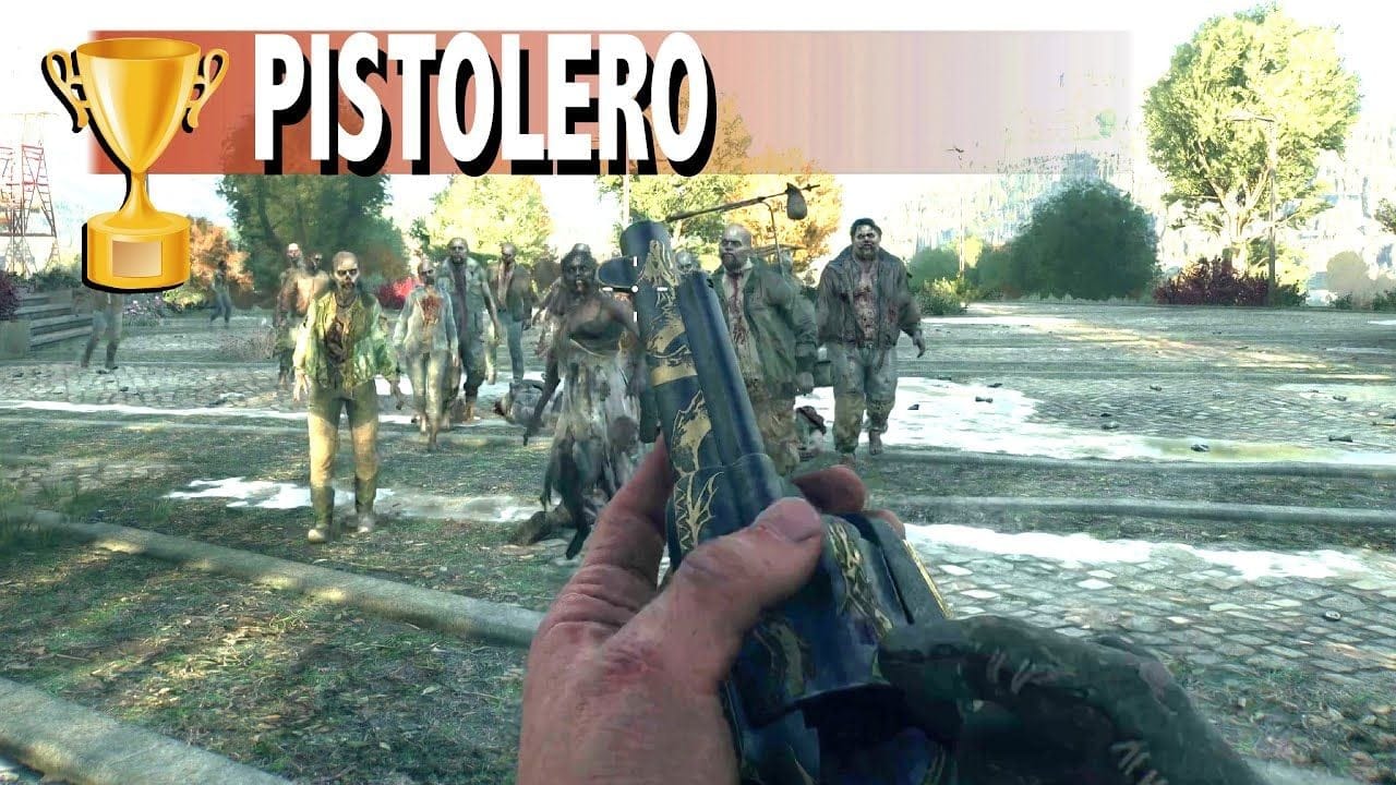 PISTOLERO - 6 tirs à la tête avec 1 Revolver en 20s  TROPHÉE / SUCCÈS - DYING LIGHT THE BEAST