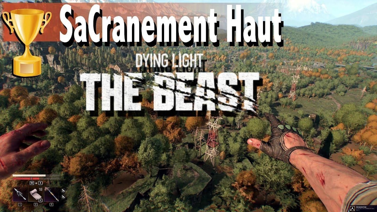 SaCranement Haut SUCCÈS / TROPHÉE CARNAGE Porte Bonheur - DYING LIGHT THE BEAST