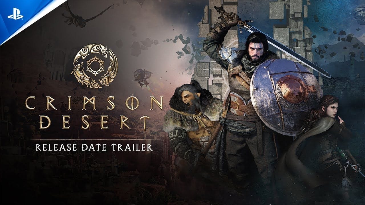 Crimson Desert - Release Date Reveal Trailer | PS5 Games