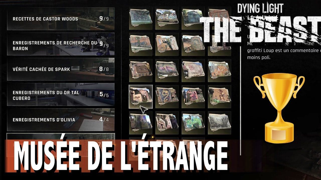 DYING LIGHT THE BEAST - TOUS LES OBJETS DE COLLECTION - MUSÉE DE L'ÉTRANGE