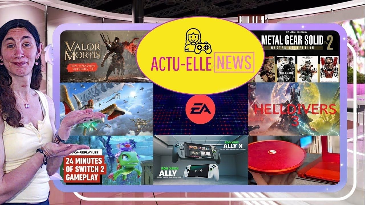 Actu Elle News 27 septembre 2025(E.A, Rog Xbox Ally, Valor Mortis et plus)