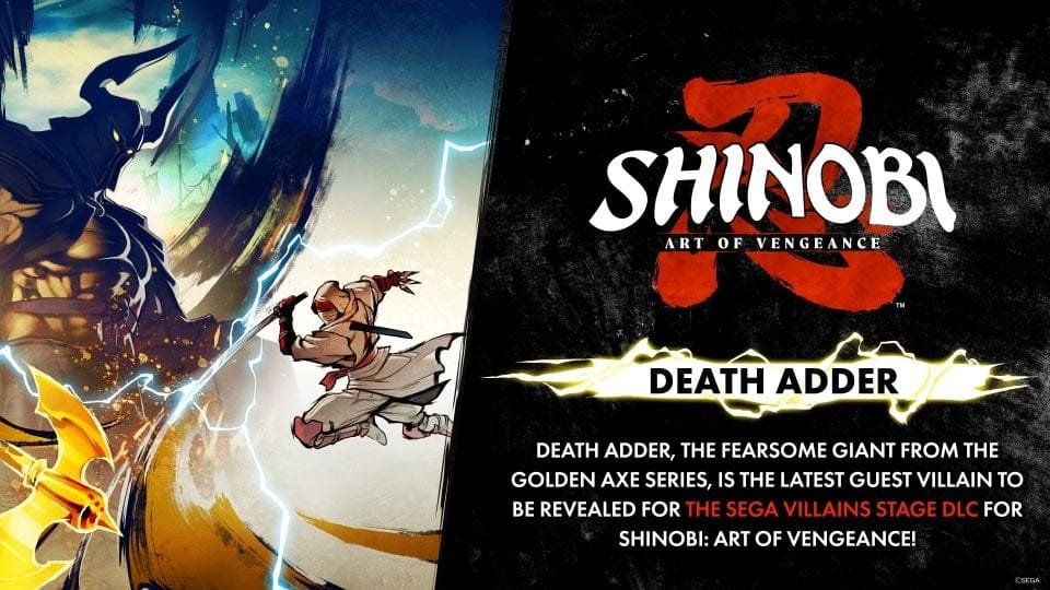 SHINOBI: Art of Vengeance accueillera un méchant de Golden Axe dans un futur DLC - IG News