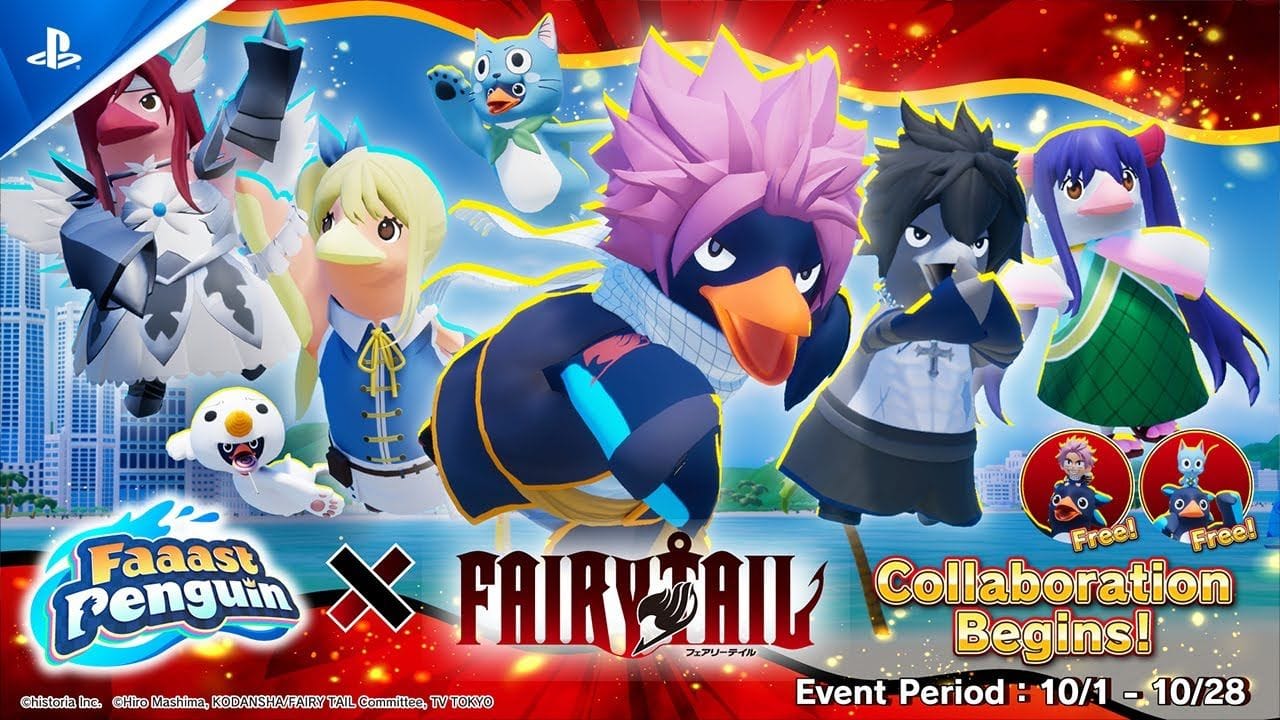 Faaast Penguin - Fairy Tail Collaboration Trailer | PS5 Games