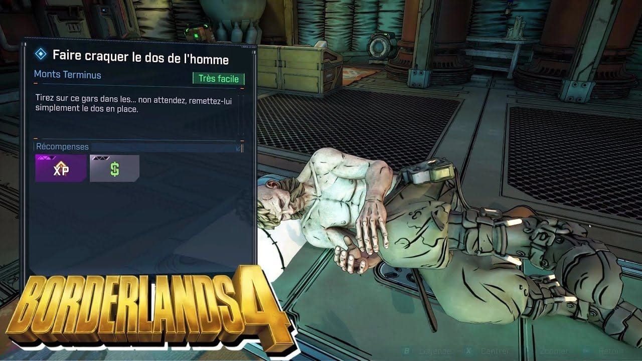 BORDERLANDS 4 - FAIRE CRAQUER LE DOS DE L'HOMME / Mission Secondaire