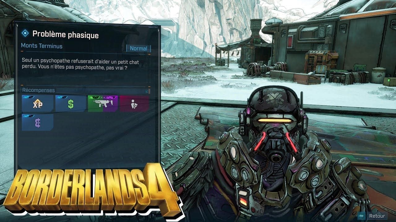 BORDERLANDS 4 - PROBLÈME PHASIQUE / Mission Secondaire