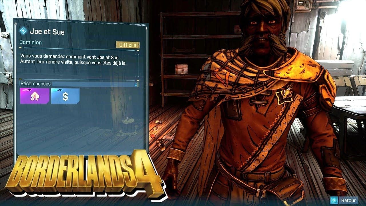 BORDERLANDS 4 - JOE ET SUE - Récupérer les paquets x3 / Mission Secondaire