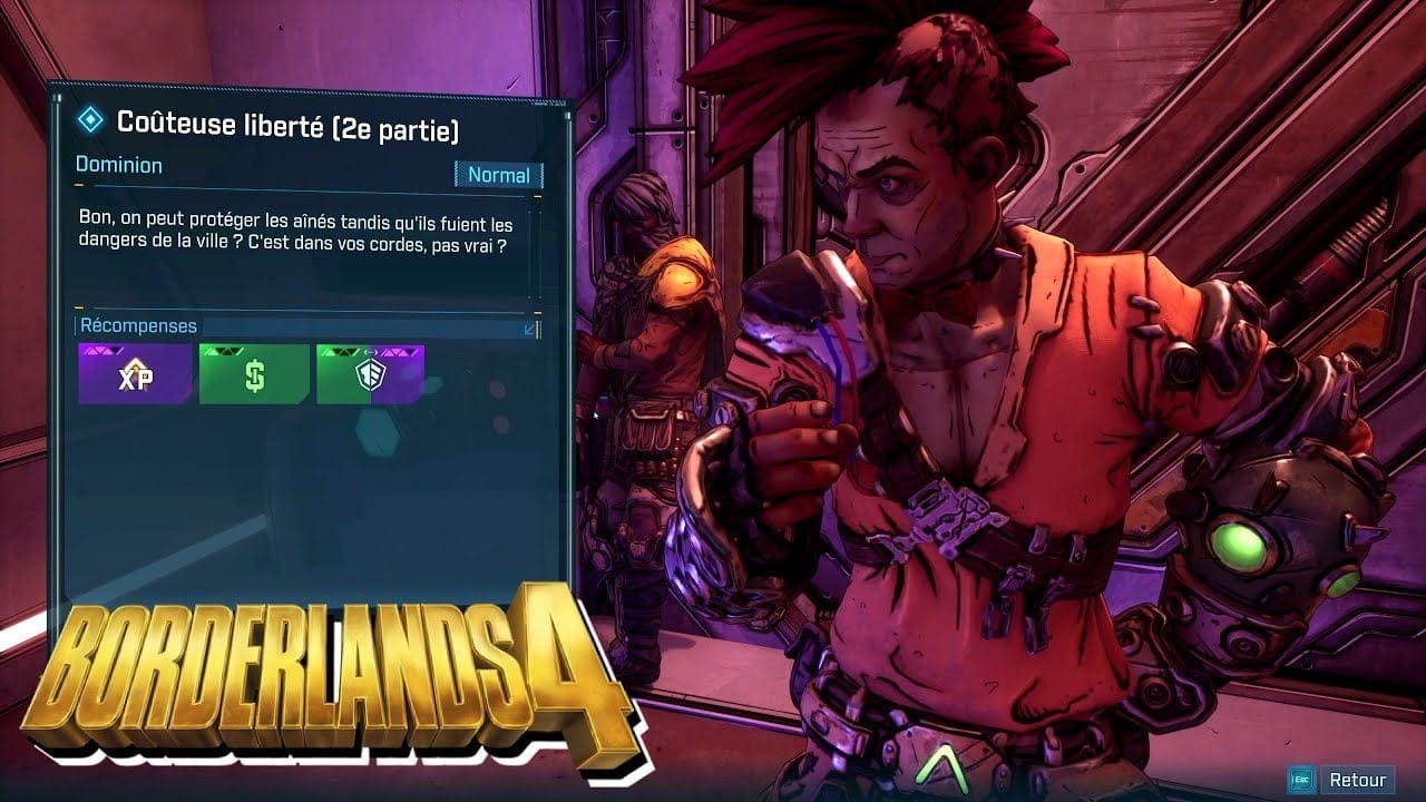 BORDERLANDS 4 - COÛTEUSE LIBERTÉ Partie 2 & 3 / Mission Secondaire