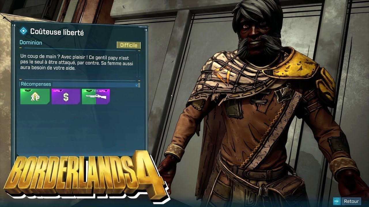 BORDERLANDS 4 - COÛTEUSE LIBERTÉ - Récupérer les paquets x3 / Mission Secondaire