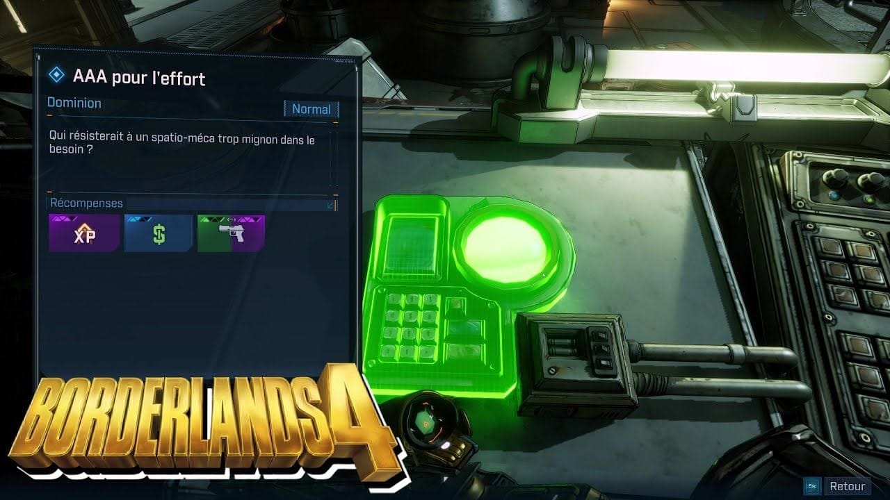 BORDERLANDS 4 -  AAA POUR L'EFFORT  / Mission Secondaire