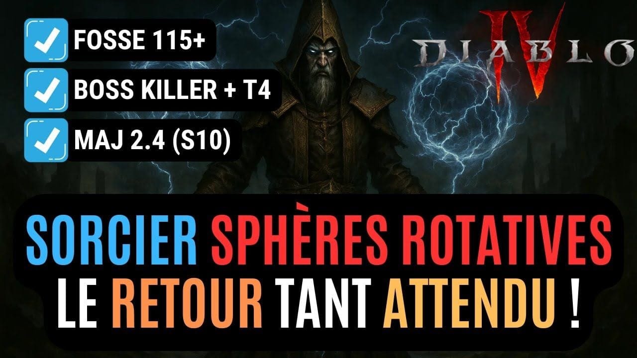 Le Meilleur Build Du Sorcier Sphères Tournoyantes Qui Détruit Tout Le Contenu De La Saison 10 !