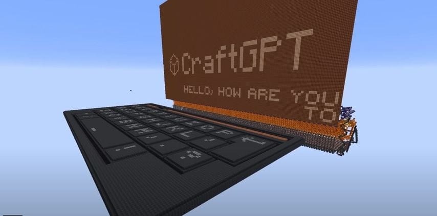 Un joueur parvient à créer une version de ChatGPT dans Minecraft