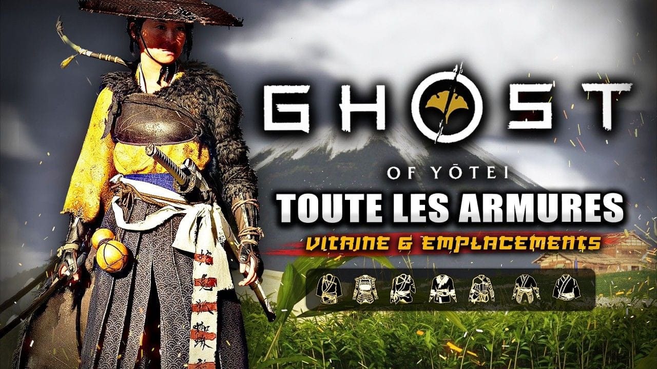 Ghost of Yotei : Toutes les ARMURES & TENUES du jeu (Vitrine & Emplacements)