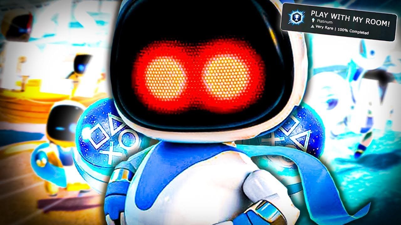 I Got EVERY Trophy In Astro's Playroom And Became A True Gamer.