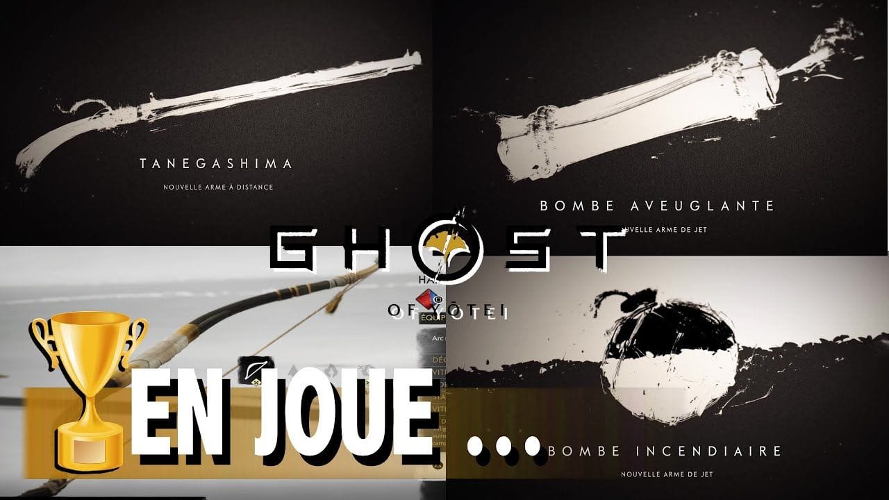 EN JOUE ... COMMENT OBTENIR TOUTES LES ARMES À DISTANCE TROPHÉE - GHOST OF YOTEI