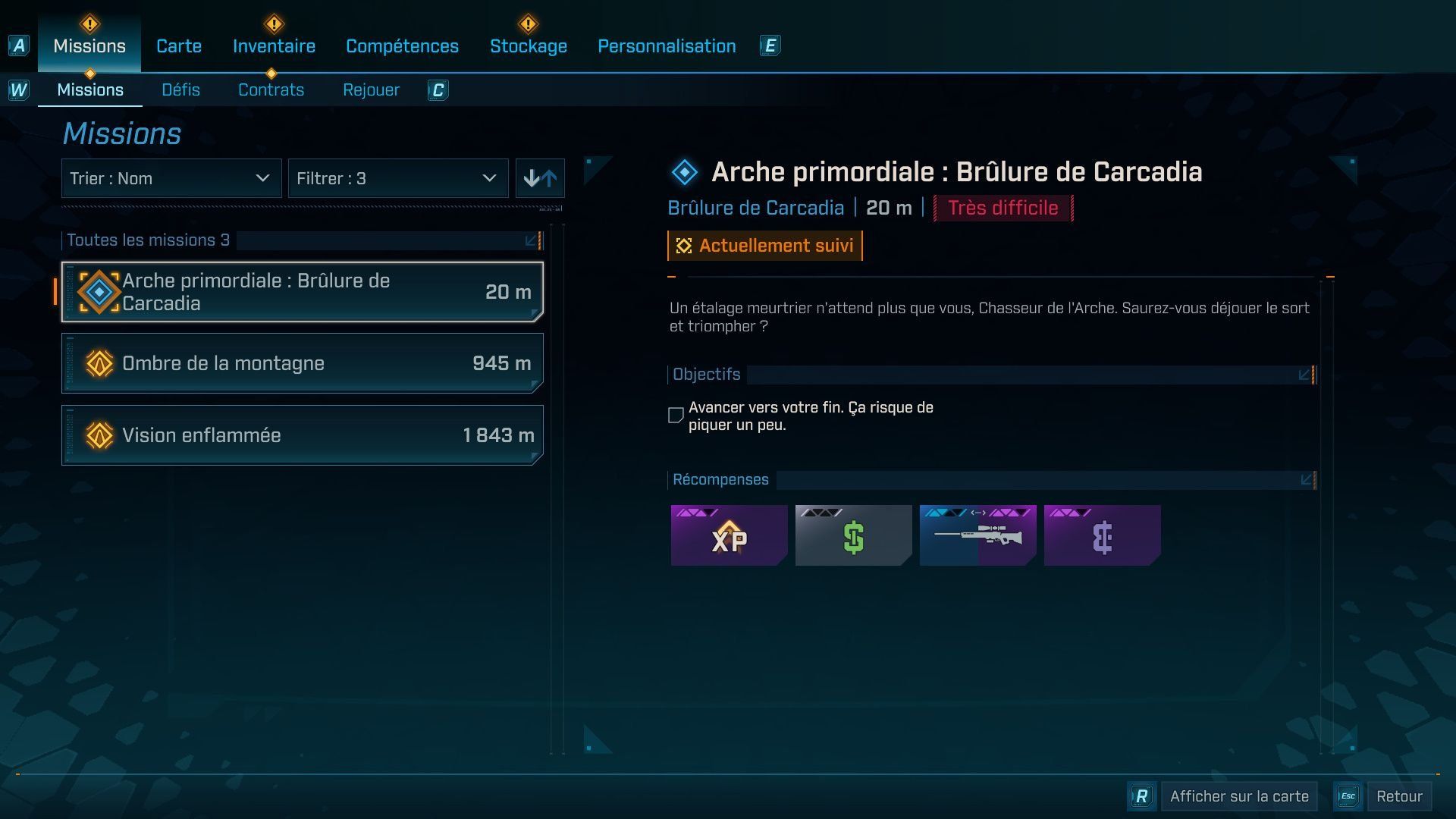 Arche primordiale : Brûlure de Carcadia | Soluce Borderlands 4