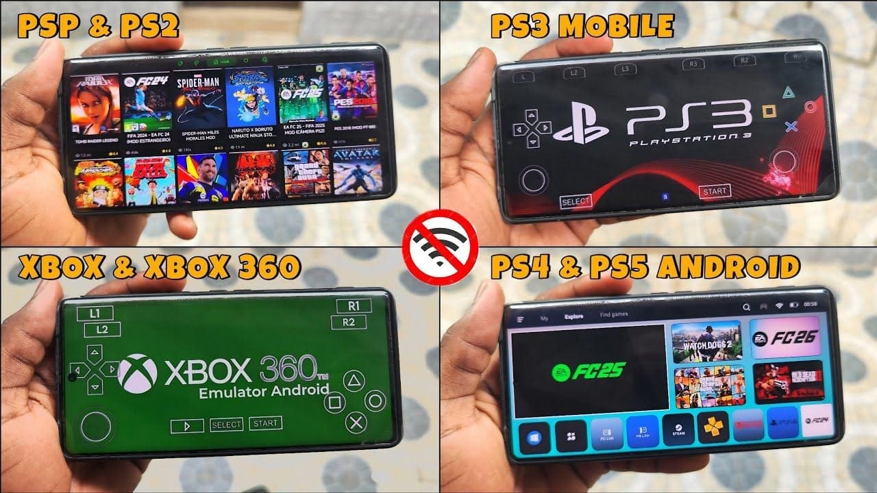 Enfin, jouez à des jeux PSP, PS2, PS3, PS4, XBOX & PS5 sur votre smartphone Android en 2025