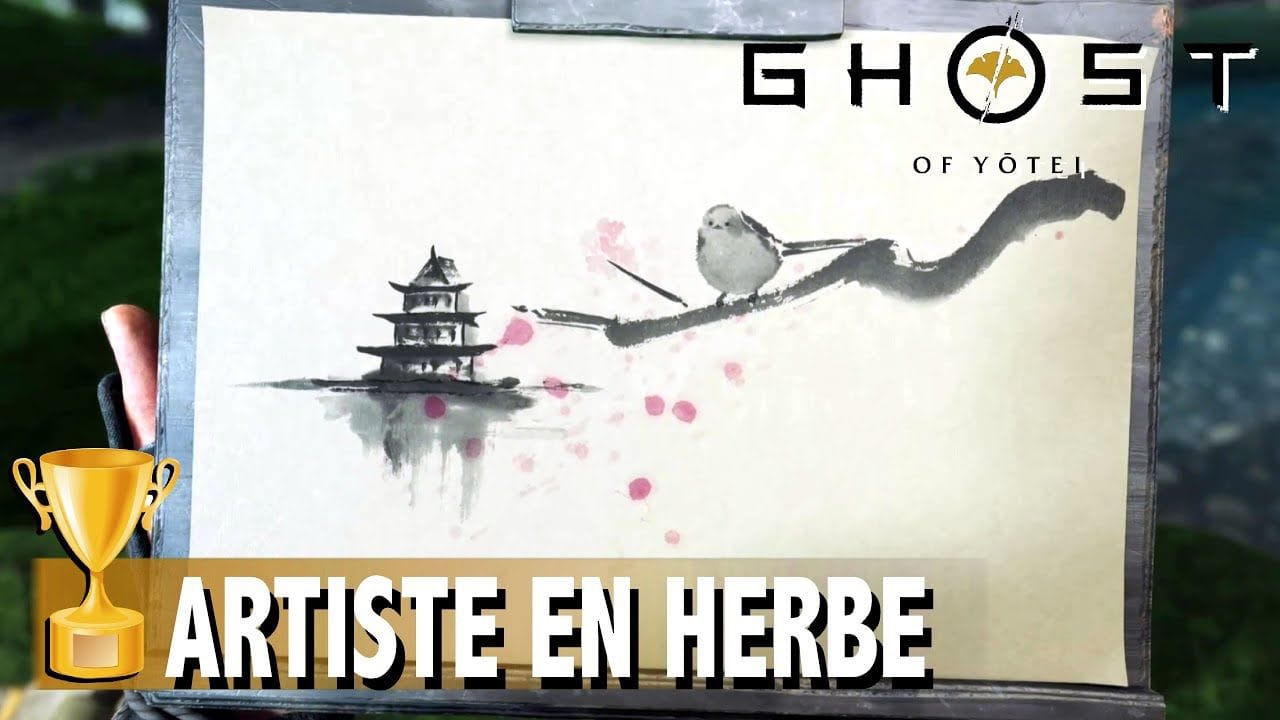 ARTISTE EN HERBE TROPHÉE - Où Trouver Toutes les PEINTURTES SUMI-E - GHOST OF YOTEI
