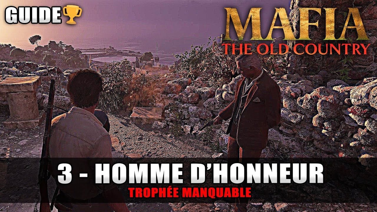 Mafia The Old Country : Homme d'Honneur 🏆 (Refuser d'obéir à Tino) Guide Trophée Manquable