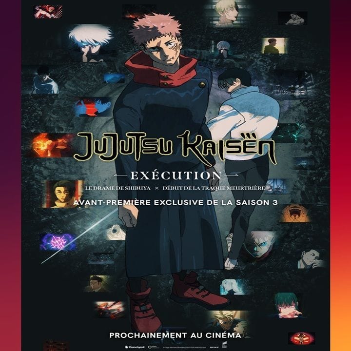 GEEKNPLAY - JUJUTSU KAISEN : Exécution - Crunchyroll et Sony Pictures Entertainment annoncent l’acquisition du film