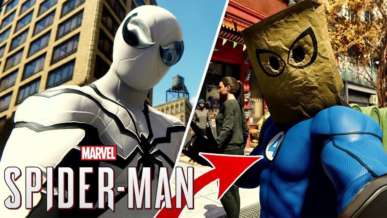 COSTUMES 4 FANTASTIQUES ! (Spider-Man PS4 FR)