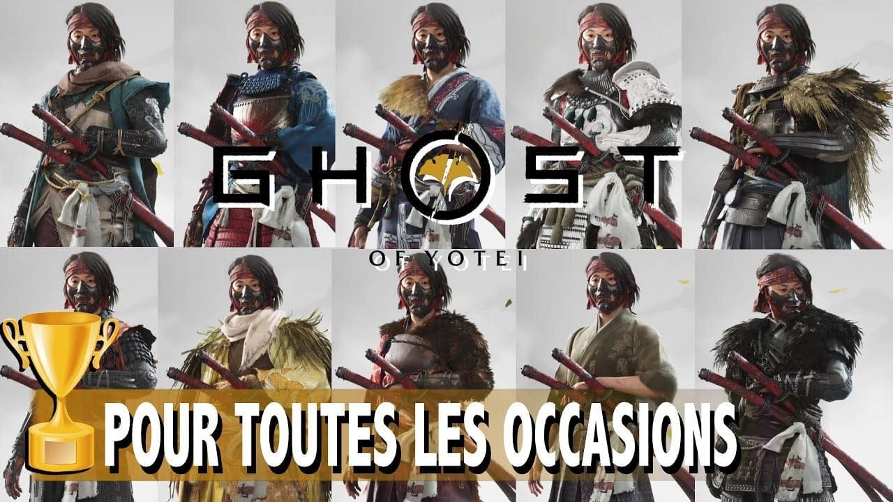 OÙ TROUVER TOUTES LES ARMURES TROPHÉE POUR TOUTES LES OCCASIONS - GHOST OF YOTEI