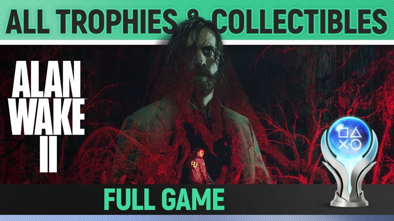 Alan Wake 2 - All Collectibles & Trophies 🏆 Cult Stashes, Lunchboxes, Charms (incl. Words of Power)
