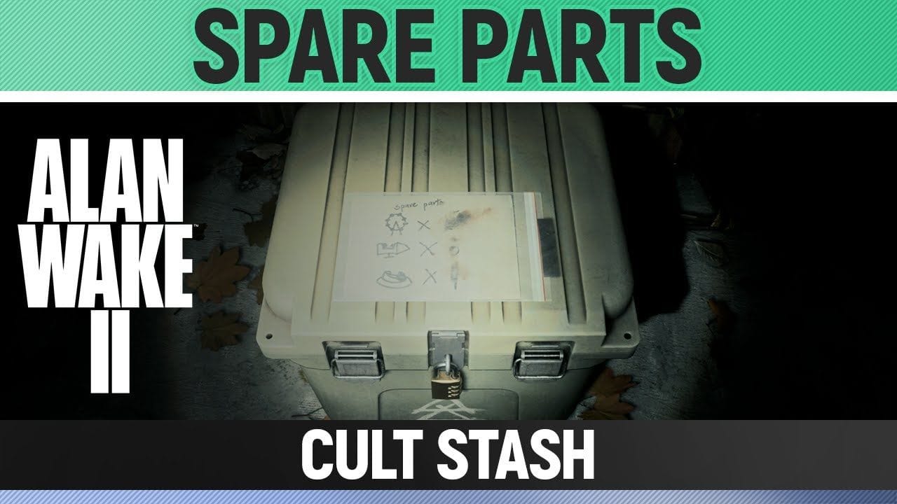 Alan Wake 2 - Cult Stash - Spare parts (Cauldron Lake)