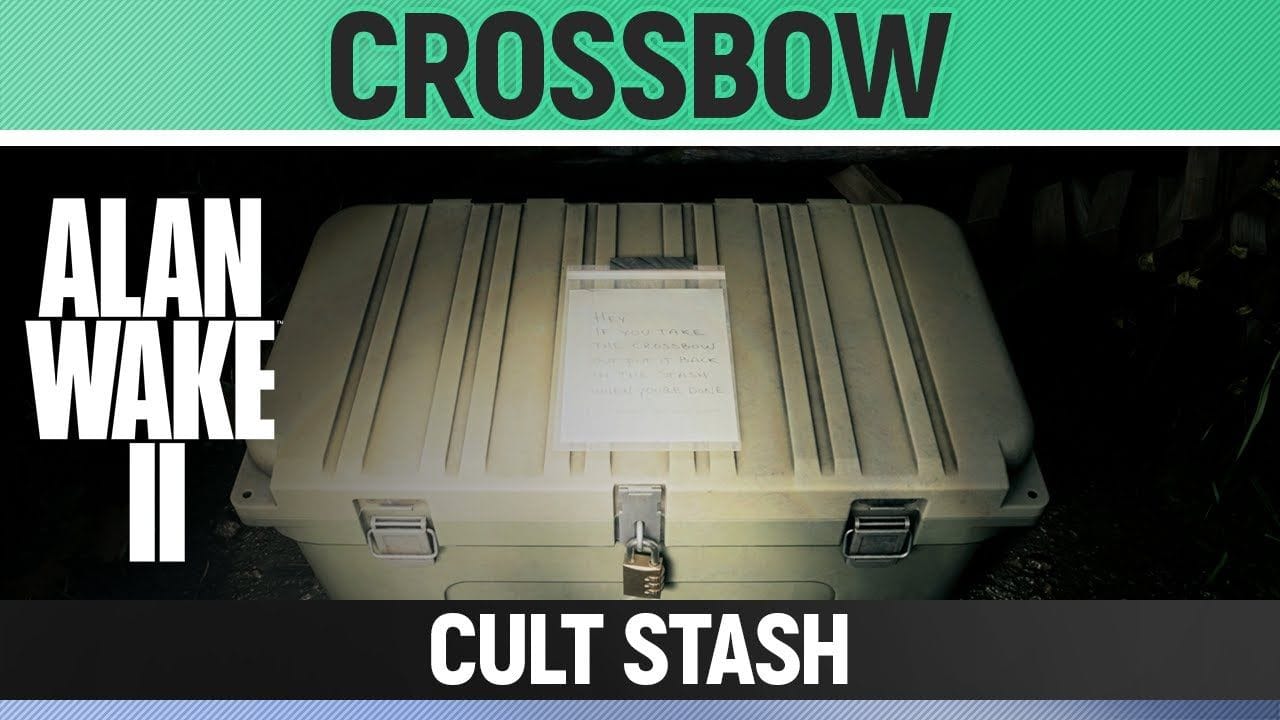 Alan Wake 2 - Cult Stash - Crossbow