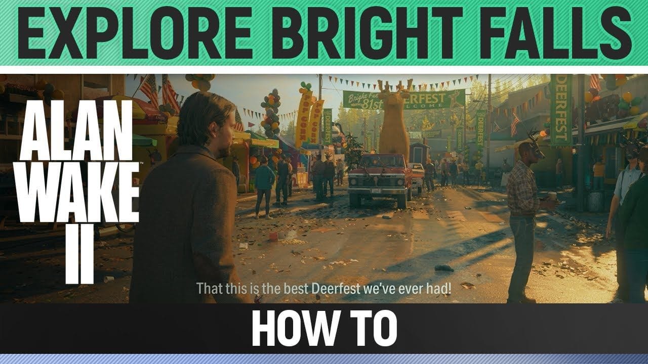Alan Wake 2 - Explore bright falls / Get a copy of return - How to